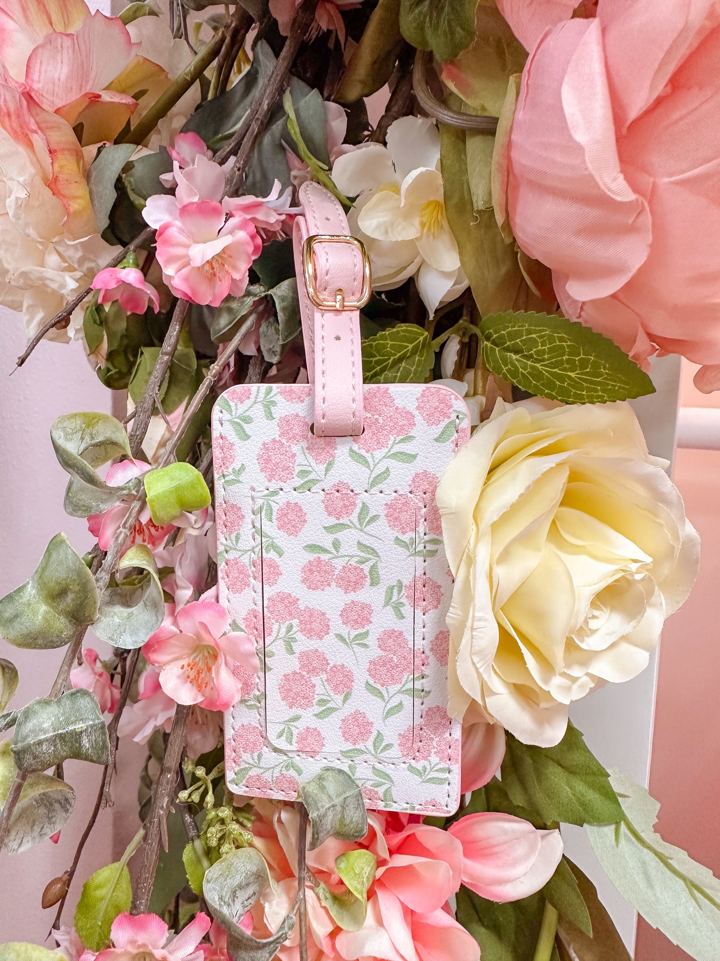 Hydrangea Luggage Tag
