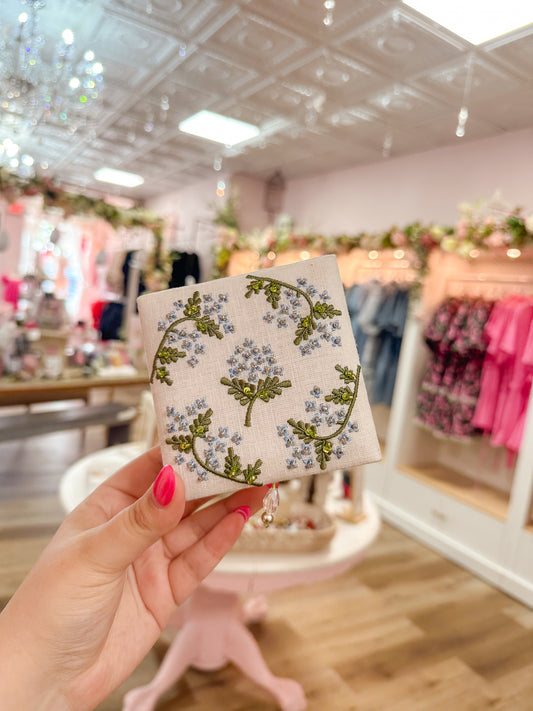 Hydrangea Beaded Tassel Box