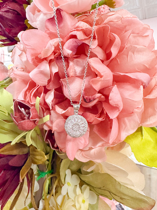 Silver Antique Adjustable Necklace