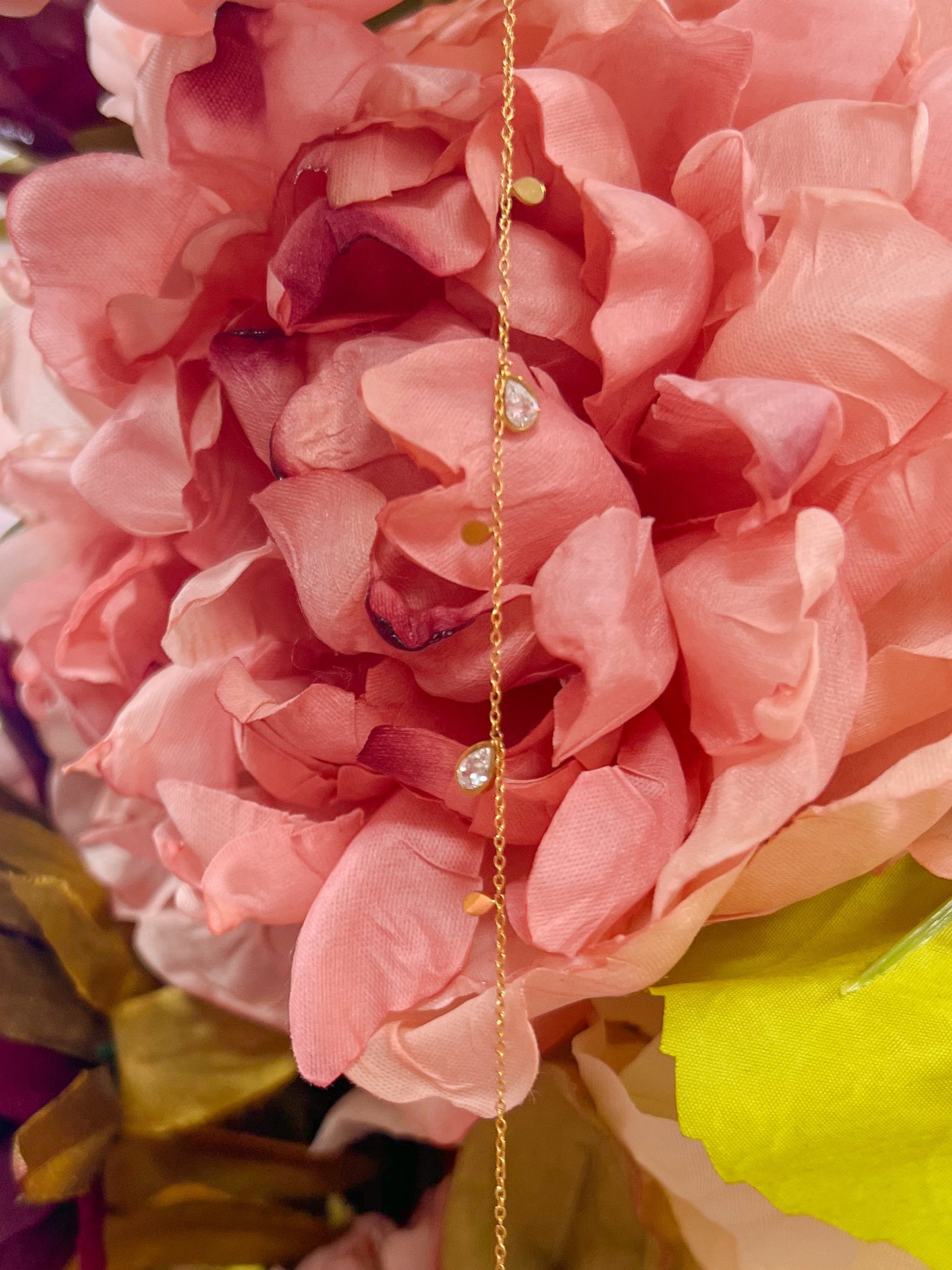 Kate Crystal Teardrop Bracelet