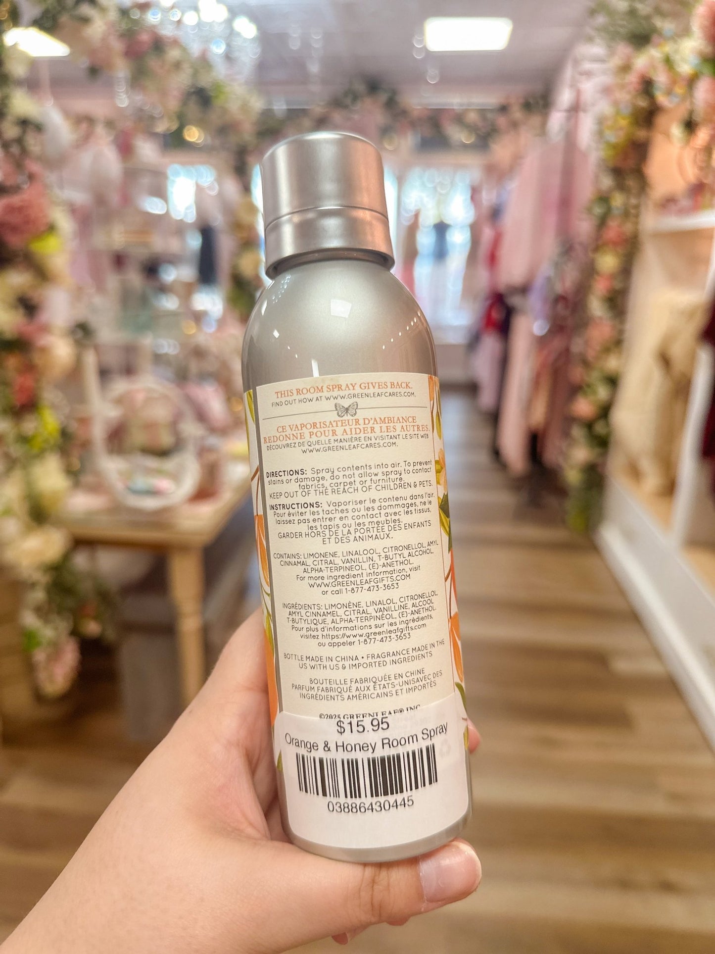 Orange & Honey Room Spray - Olivia Frank & Co.