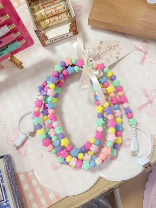6 ft Beaded Device Charger - Olivia Frank & Co.
