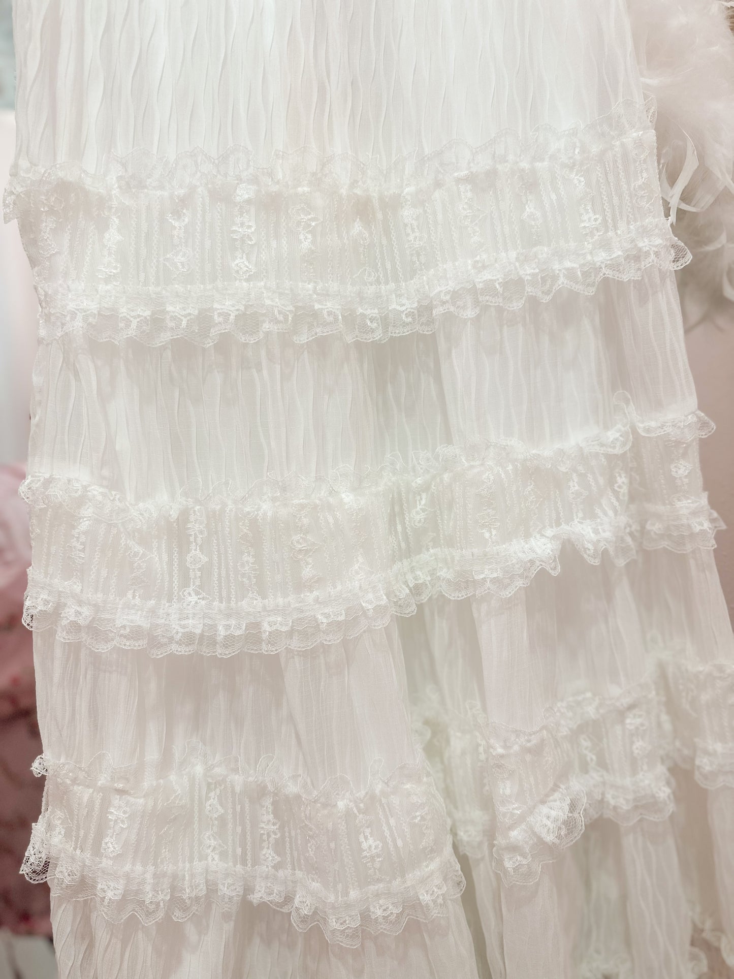 Romance Tiered Lace Skirt