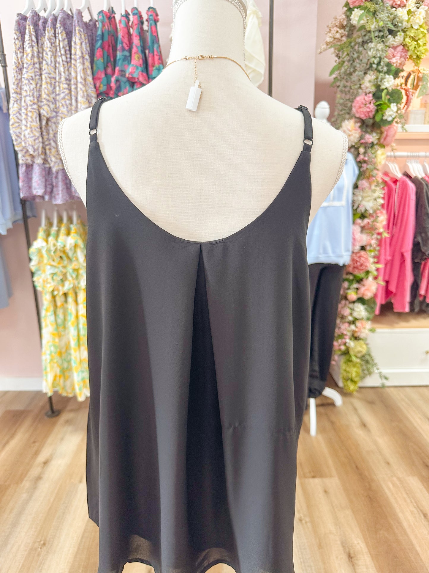 Paisley Pleated Cami