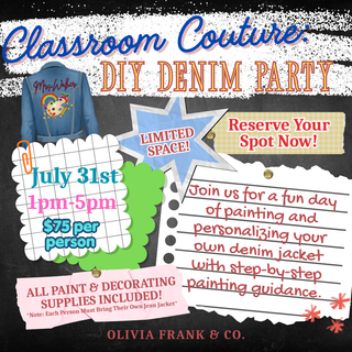 DIY DENIM PARTY TICKET