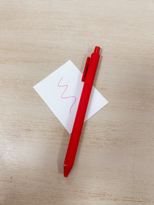 Red Single Jotter