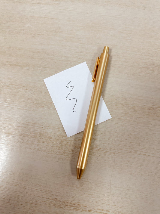 Gold Single Jotter