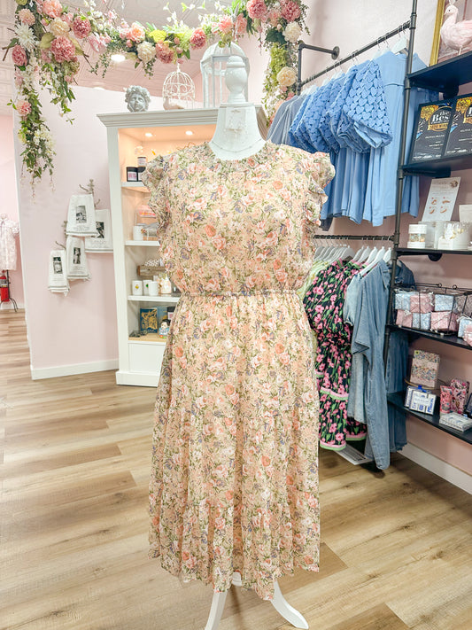 Remi Romantic Smock Floral Dress