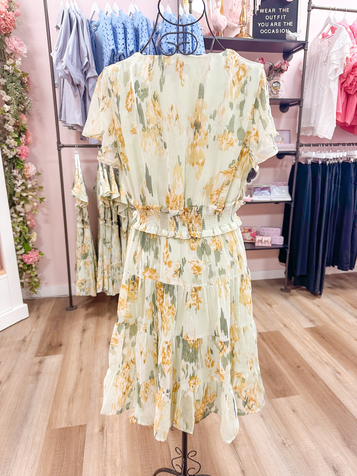 Sincerely Sage Dress