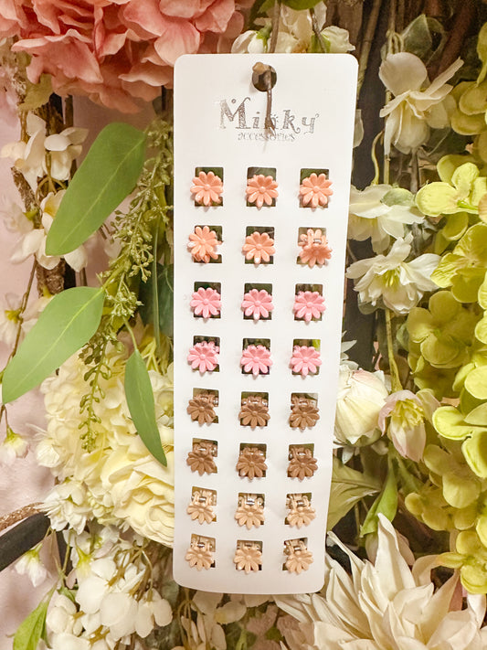 Mini Daisy Clips- 24 Count