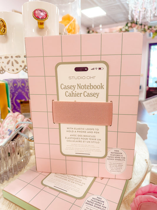 Peachy Grid Casey Notebook