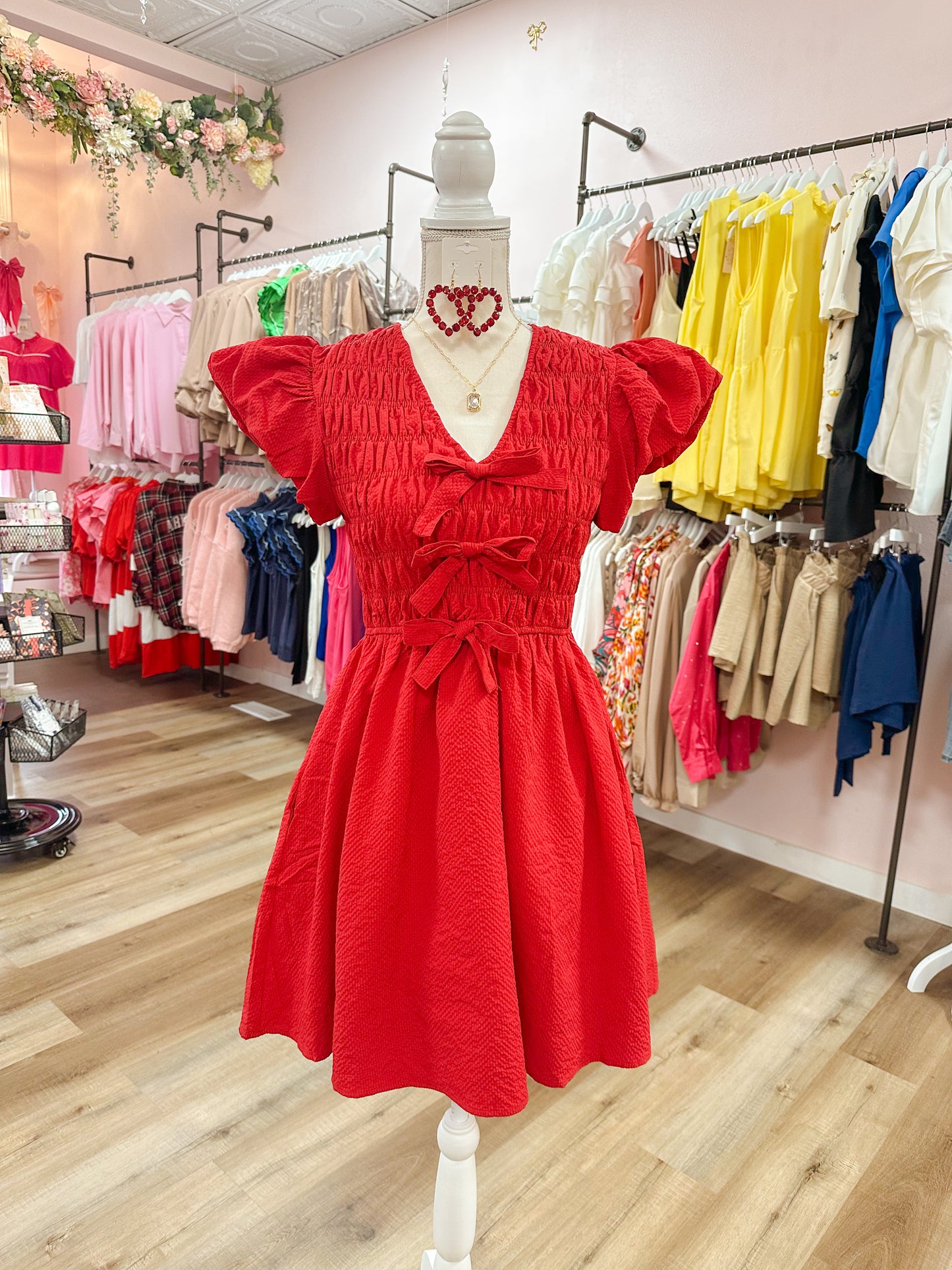 Short Seeing Red Dress