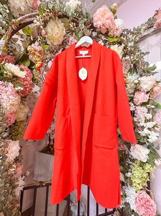 Auren Open Long Coat - Olivia Frank & Co.