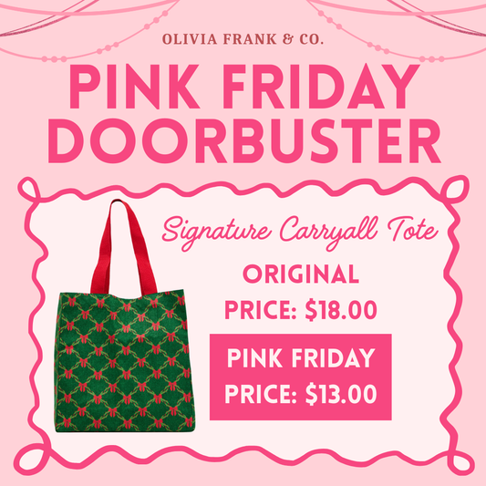 PINK FRIDAY DEAL: Signature Carryall Holiday Trellis
