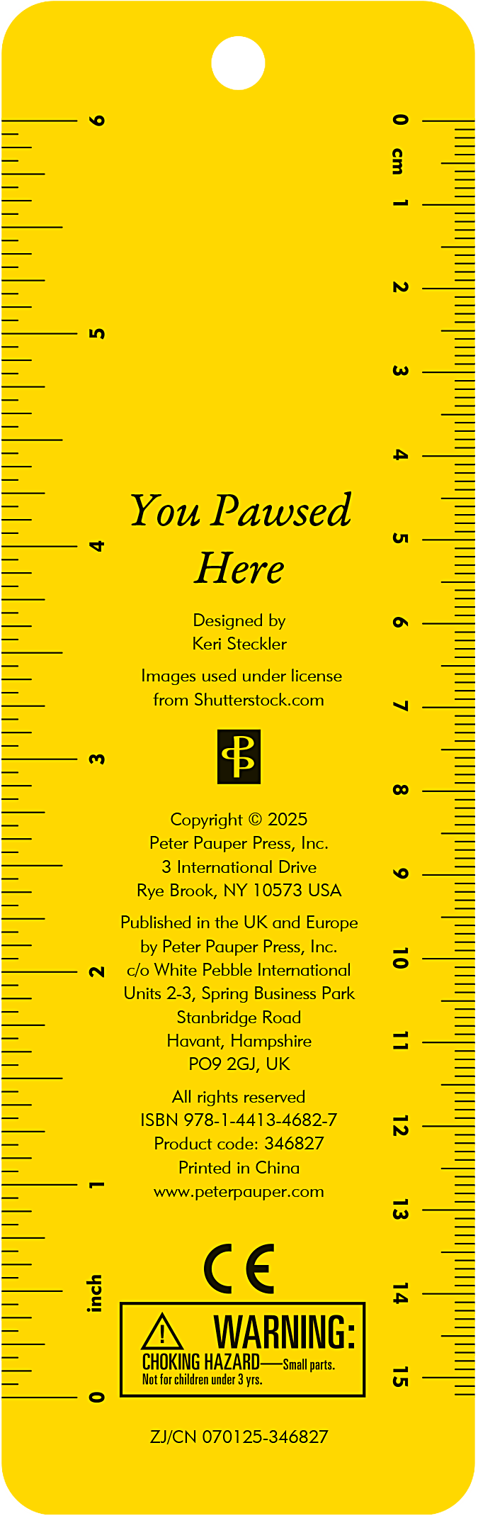 You Pawsed Here Beaded Bookmark