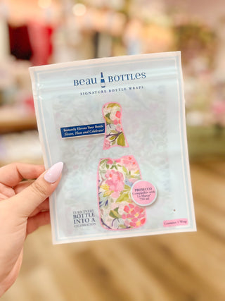 Beau Bottles Springtime Serenade Prosecco Bottle Wrap - Olivia Frank & Co.