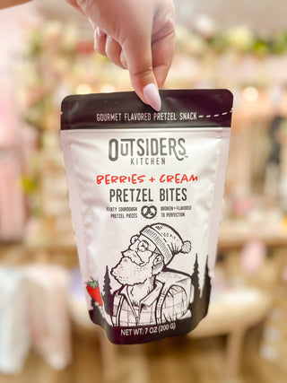 Berries + Cream Pretzel Bites - Olivia Frank & Co.