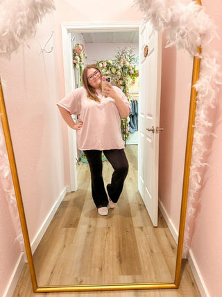 Beth Buttery High Waisted Flair Leggings - Olivia Frank & Co.