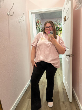 Beth Buttery High Waisted Flair Leggings - Olivia Frank & Co.