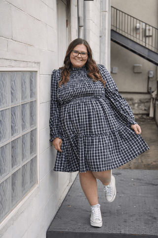 Checkmate Charm Dress - Olivia Frank & Co.