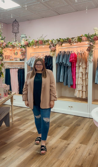 Classic Carmine Blazer - Olivia Frank & Co.