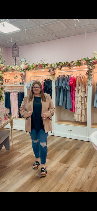 Classic Carmine Blazer - Olivia Frank & Co.