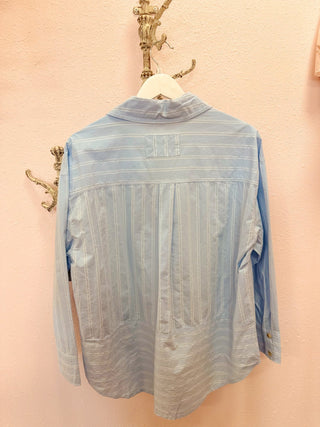 Corporate Collared Oversized Button Down - Olivia Frank & Co.