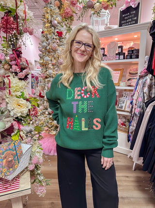 Deck The Halls Sweater - Olivia Frank & Co.