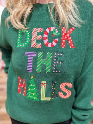 Deck The Halls Sweater - Olivia Frank & Co.