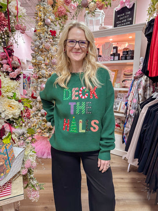 Deck The Halls Sweater - Olivia Frank & Co.