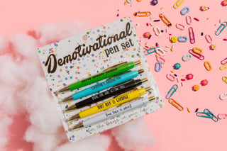 Demotivational Pen Set - Olivia Frank & Co.