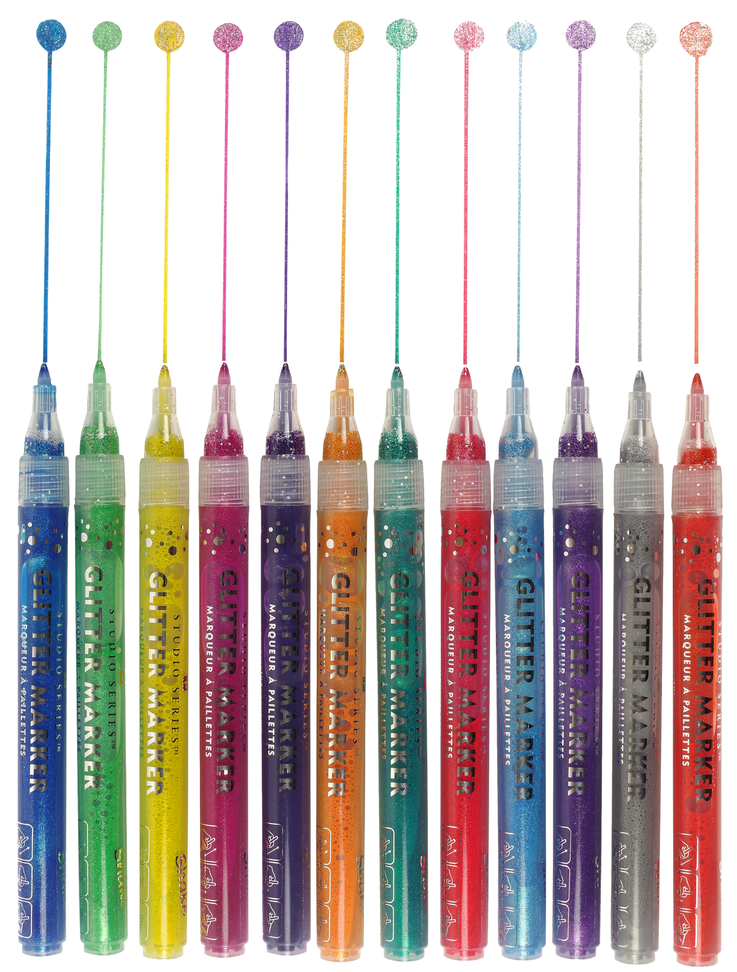Studio Series Glitter Markers (Set of 12)