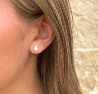Emily Studs - Pear Cut - Olivia Frank & Co.
