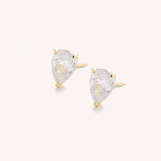 Emily Studs - Pear Cut - Olivia Frank & Co.