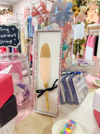 Feather Ballpoint Pen - Olivia Frank & Co.