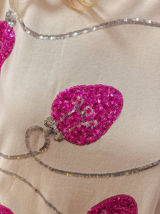 Holiday Sequin Pullover - Olivia Frank & Co.