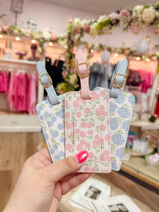 Hydrangea Luggage Tag - Olivia Frank & Co.