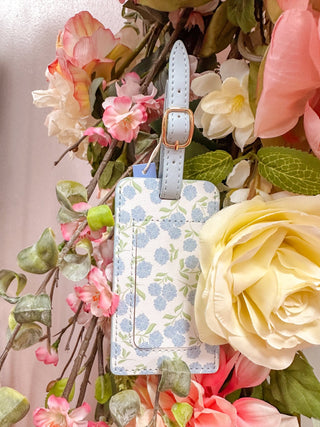 Hydrangea Luggage Tag - Olivia Frank & Co.