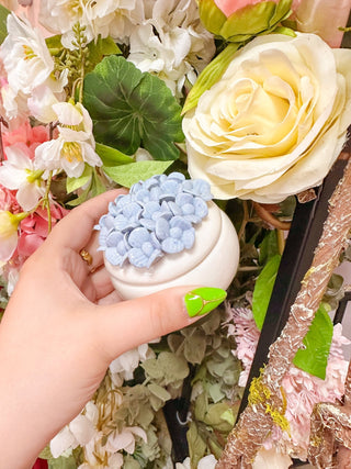 Hydrangea Trinket Box - Olivia Frank & Co.