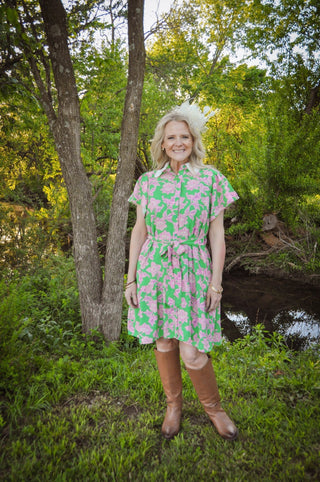 Kimber Flutter Dress - Olivia Frank & Co.