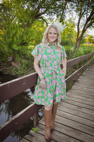 Kimber Flutter Dress - Olivia Frank & Co.