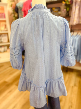 Laura Bluebell Blouse - Olivia Frank & Co.