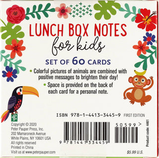 Lunch Box Notes for Kids (Set of 60 Cards) - Olivia Frank & Co.