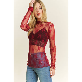 Mila Mesh Top - Olivia Frank & Co.