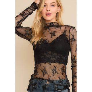 Mila Mesh Top - Olivia Frank & Co.