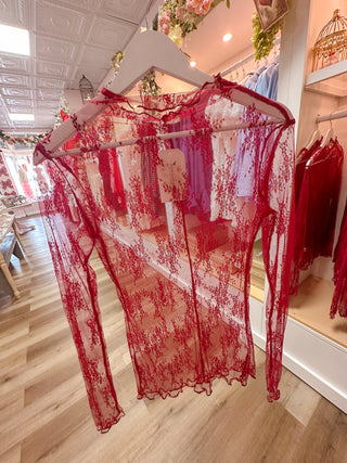 Mila Mesh Top - Olivia Frank & Co.