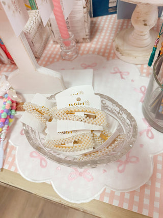 Pearl Hair Clip - Olivia Frank & Co.
