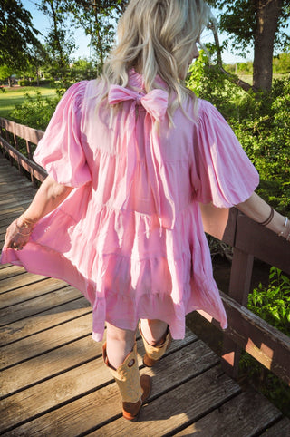 Pretty Pink Mini Dress - Olivia Frank & Co.
