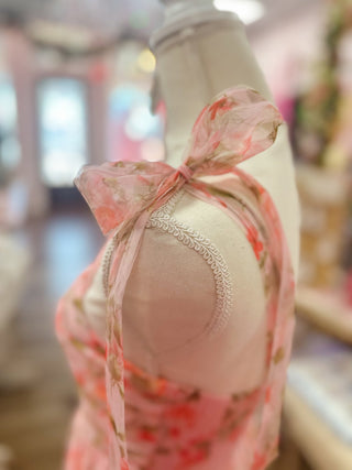 Reece Floral Romantic Midi Dress - Olivia Frank & Co.