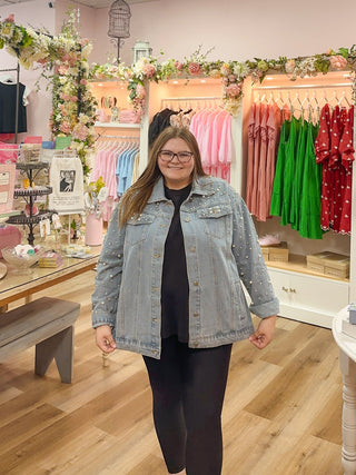 Rockstar Embellishment Jacket - Olivia Frank & Co.